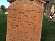 Historic headstone in Parowan, Utah