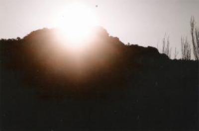 Sunset at Valentines Peak