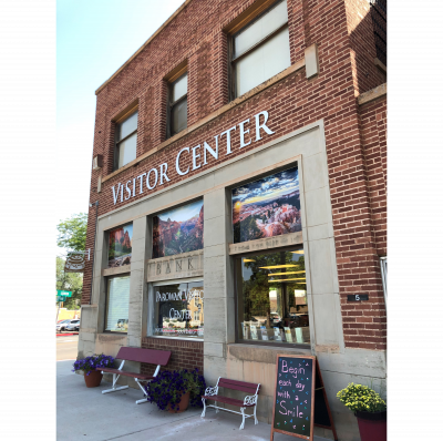 Front of the Visitor's Center building